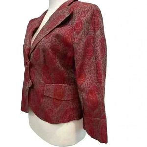 ROBERT GRAHAM BLAZER JACKET SIZE 6 NWOT